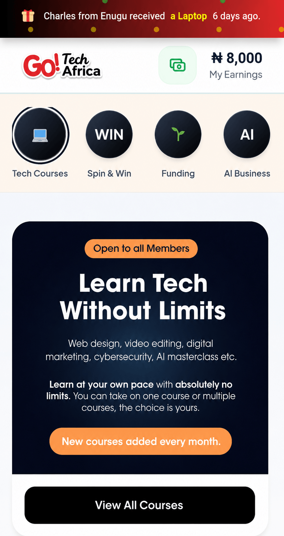 Learn Tech for Free